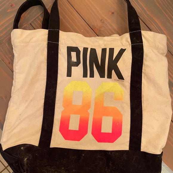 PINK canvas duffel bag - Picture 1 of 3